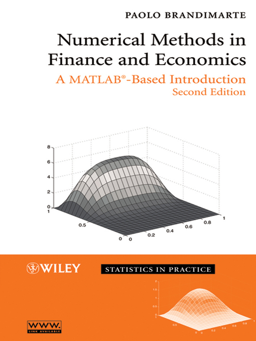 Title details for Numerical Methods in Finance and Economics by Paolo Brandimarte - Wait list